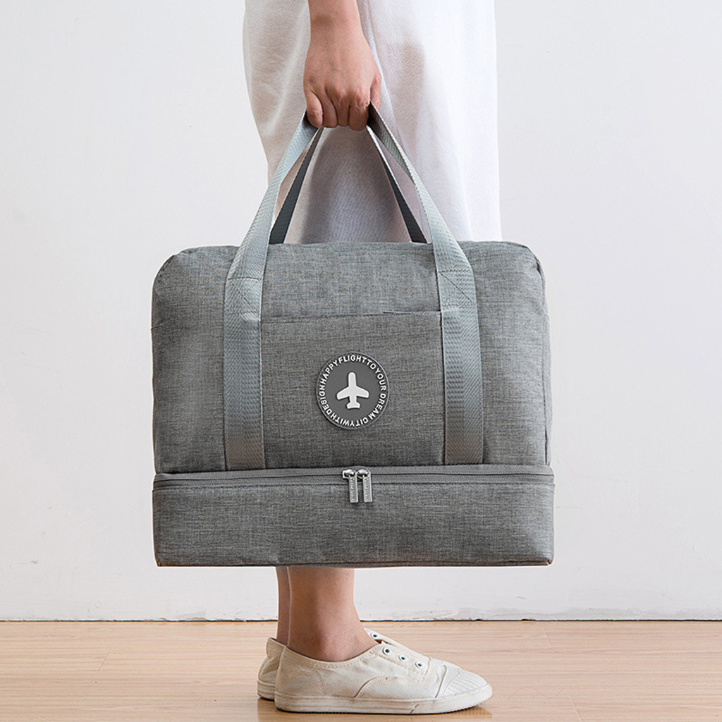 X10-Double grand sac de voyage - X10 Maroc - Livraison gratuite - Gris