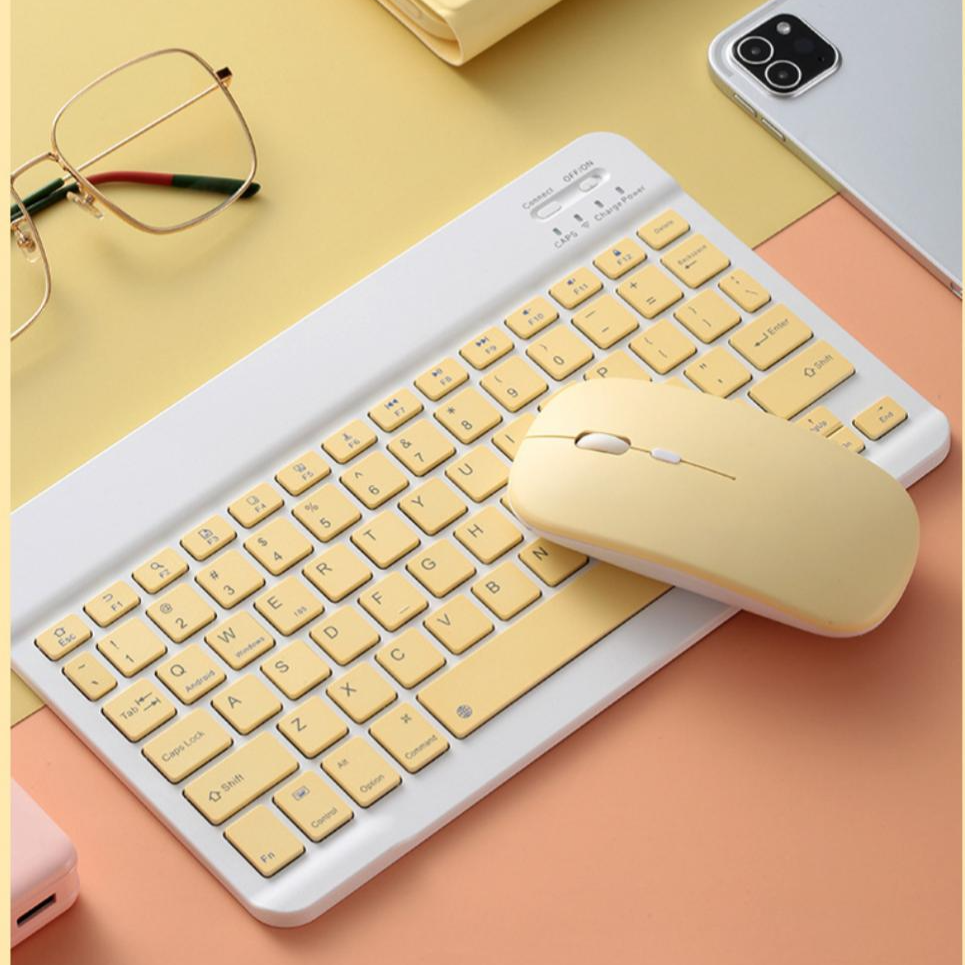 Clavier et souris sans fil de X10 - X10 Maroc - Livraison gratuite - Jaune