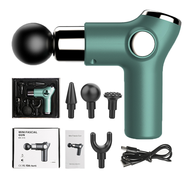 Pistolet de massage profond - X10 Maroc - Livraison gratuite - Vert