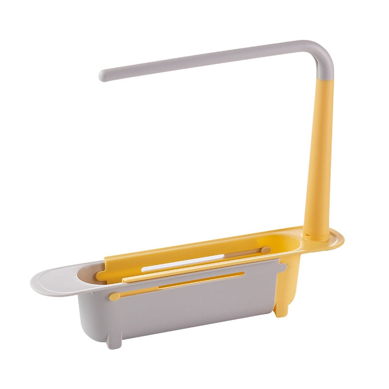 1 panier de vidange d'évier de cuisine rétractable - X10 Maroc - Livraison gratuite - Jaune