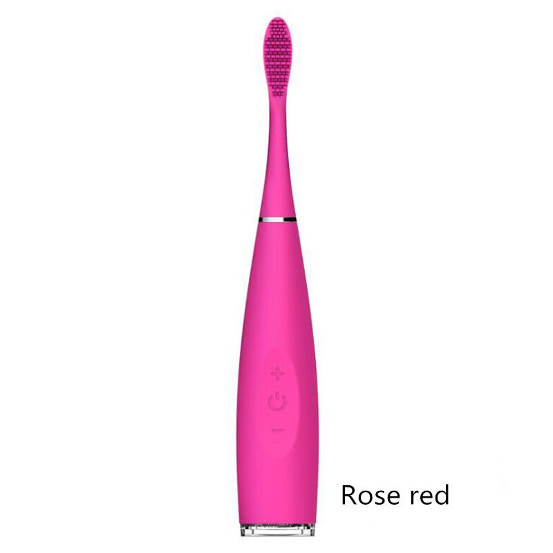 Brosse à Dents Rechargeable Electrique en Silicone - X10 Maroc - Livraison gratuite - red