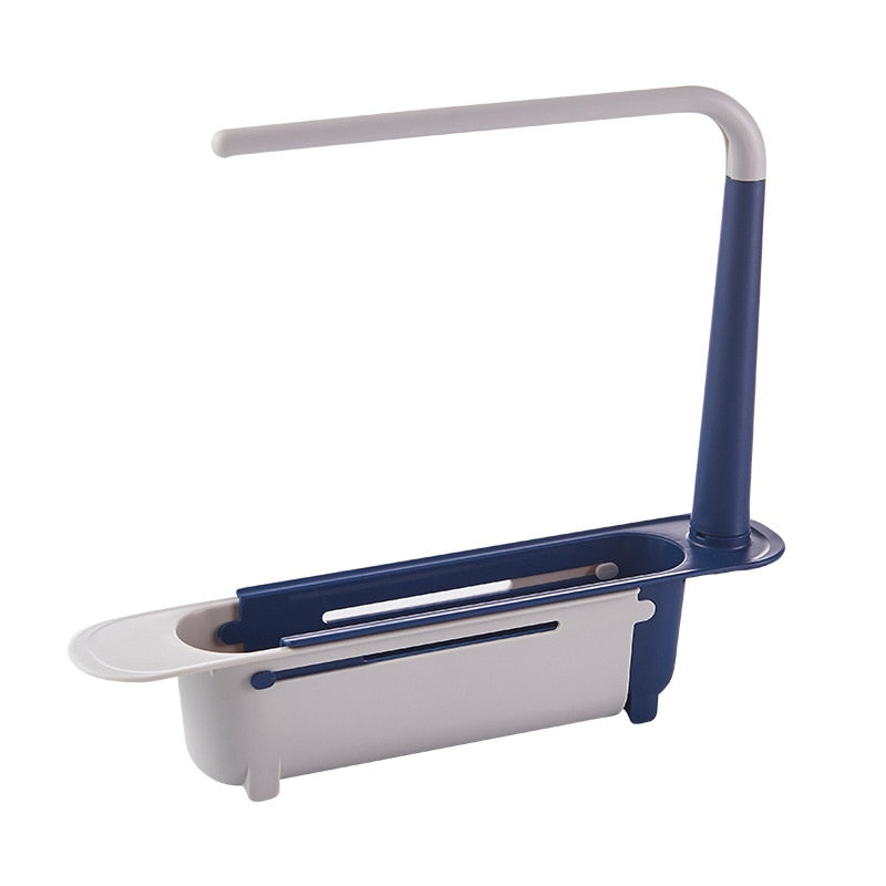 1 panier de vidange d'évier de cuisine rétractable - X10 Maroc - Livraison gratuite - Bleu