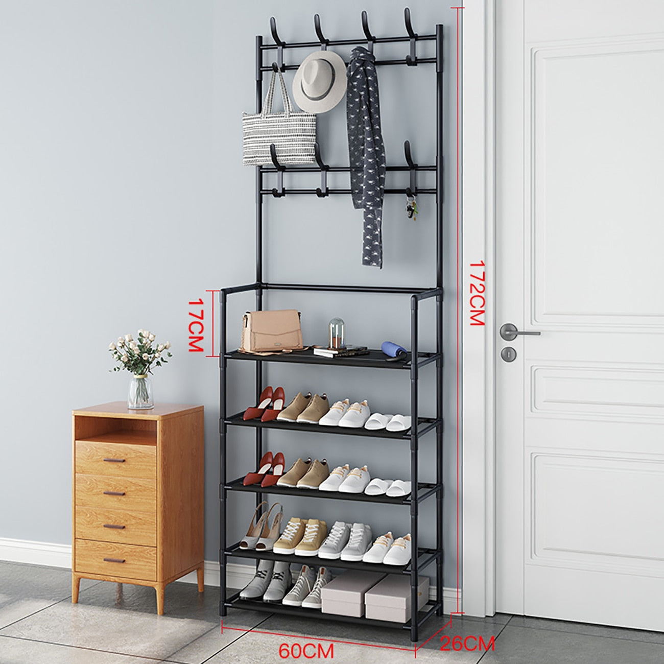 Porte vêtements et chaussures