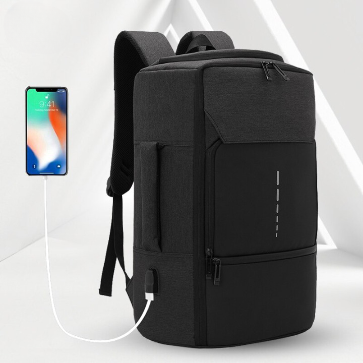 X10-Sac à dos d'affaires avec Port USB - X10 Maroc - Livraison gratuite - Noir