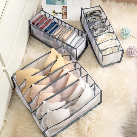 Lot de 3 organisateurs de tiroir lingerie