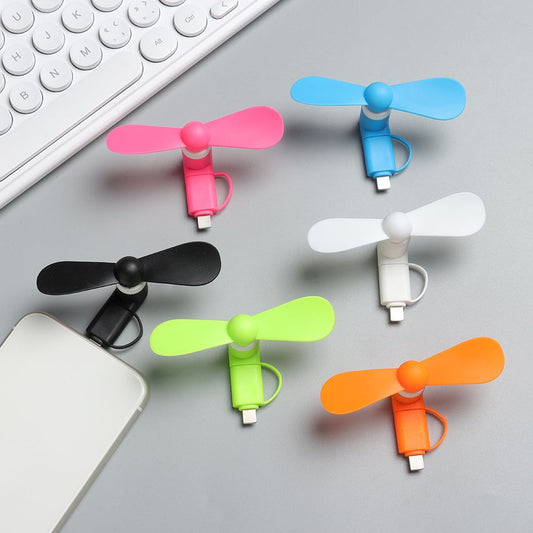 Mini ventilateur USB portable pour téléphone