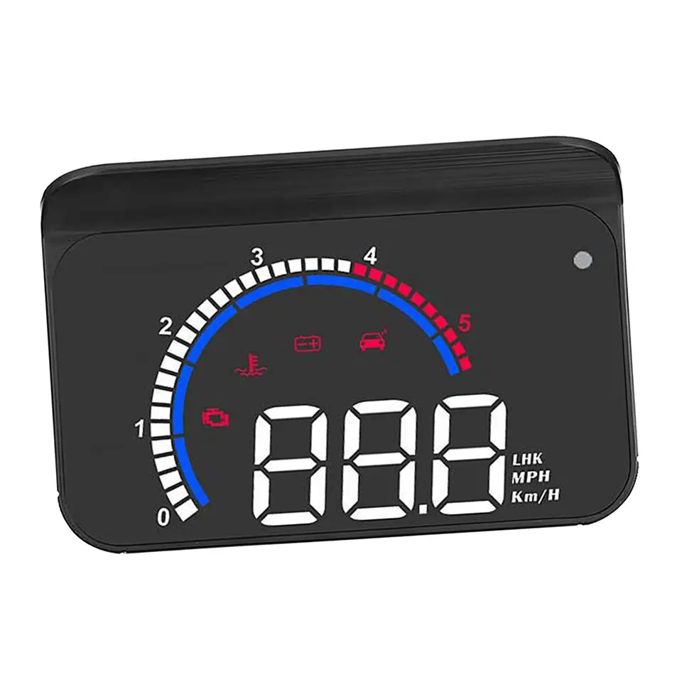 Car Digital Gps Speedometer Head Up Display Overspeed