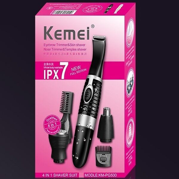 Rasoir Electrique Rechargeable 6 En 1 Noir